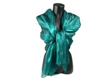 Étole Bleu Femme Aviation Châle Élégant Femme Cérémonie