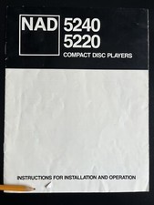 NAD 5240 5220 cd PLAYERS
