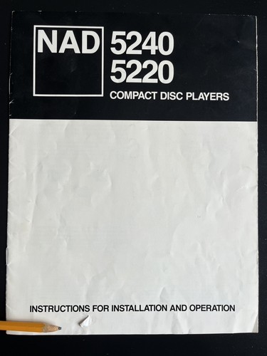 Nad 5240 5220 - 5220, cd