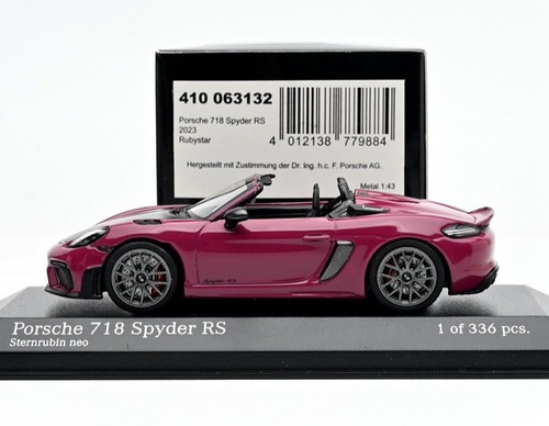 Porsche 718 spyder - spyder, rs