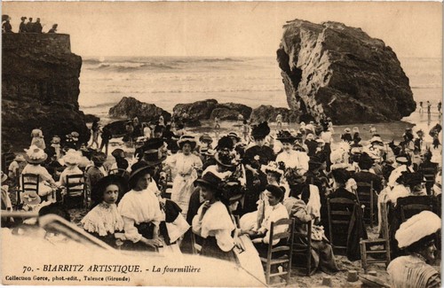 Cpa biarritz artistique la - artistique,