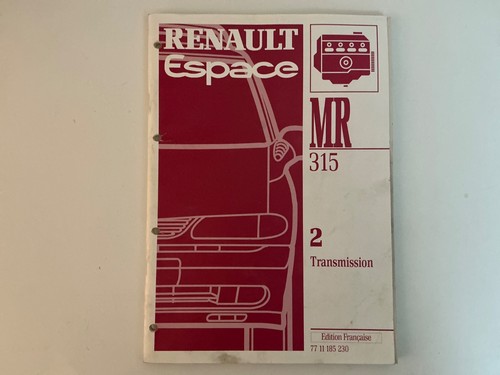 Manuel réparation mr315 - de,