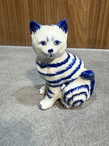 Vintage figurine chat - figurine, en
