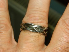 bijoux, bague 7gr argent