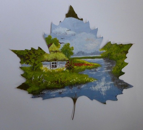 Peinture main art - la,