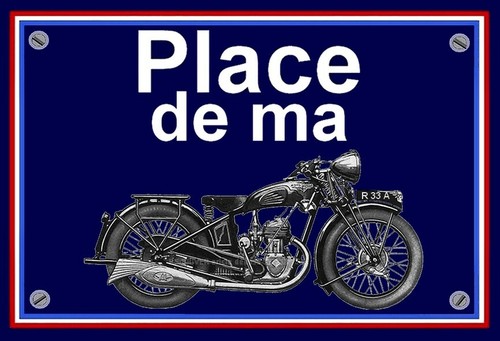 Plaque place de ma - plaque,