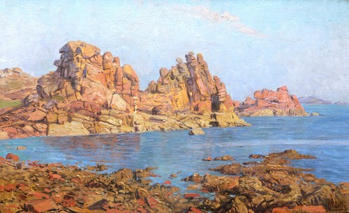 Tableau encadré marine