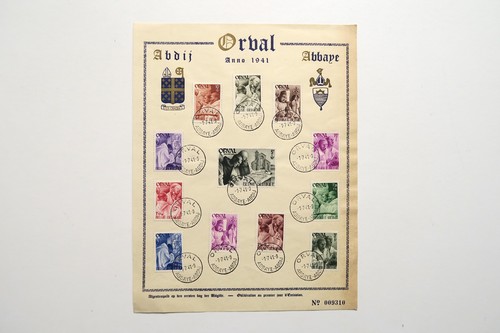 Belgique serie timbres - 12,