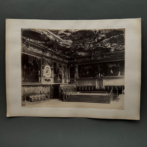 Photo albumine venise - venise, palais