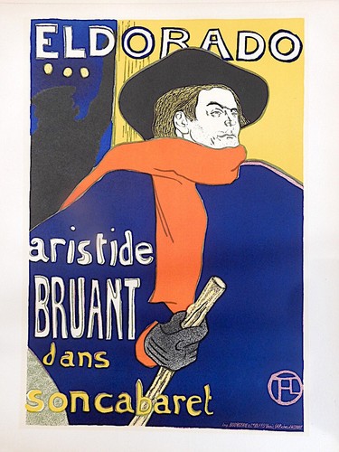 Affiche lithographie illustré - affiche,