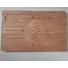 TABLE DE BATEAU EN OKOUME  DES