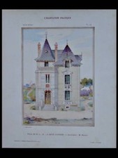 BRIVE, 2 BOULEVARD AMIRAL GRIVEL - 1909 - GRANDE PLANCHE COULEUR - MACARY