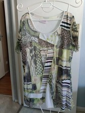 toscane tunique manches courtes doublée a motif taille 3=48