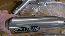 ligne complète d'échappement arrow scrambler pour moto-guzzi v7 II 750cc