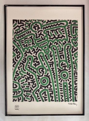 Lithographie keith haring - lithographie,