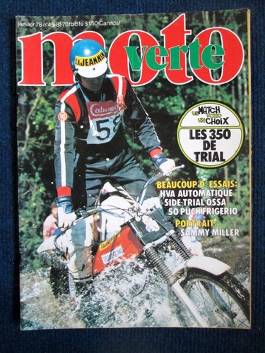 Moto verte essai 350 - #45, trial