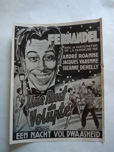 Fernandel une nuit - fernandel/une, volupte/