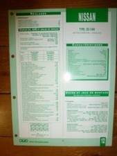 ZD 3 600 - Fiche Technique Nissan