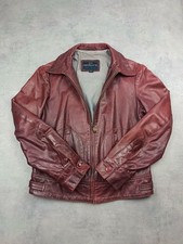 Blouson cuir bordeaux - en,