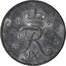 [#925277] Coin, Denmark, Ore, 1960