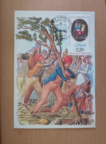 Carte postale premier jour - postale,