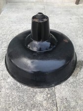 Lampe Industrielle Gamelle Suspension Métal Tôle émaillée 1950 Atelier Usine