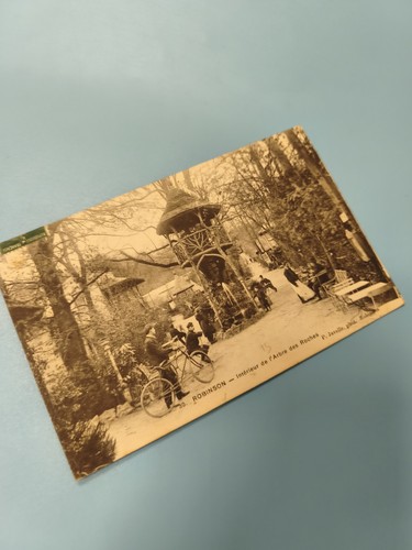 Ancienne carte postale animée