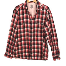 M&S North coast homme Tartan Check Shirt T L Lumberjack chemise Marks & Spencer