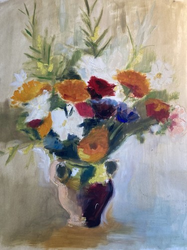 Très belle peinture - belle, gouache