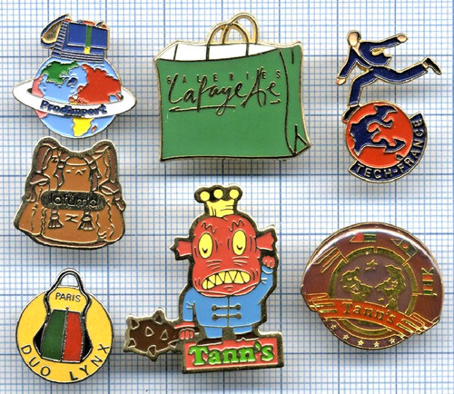 Lot pin galeries - pin's, lafayette