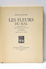 LIVRE ANCIEN BAUDELAIRE FLEURS