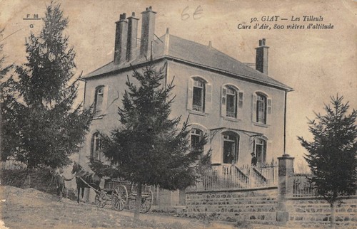 Cpa giat les tilleuls - cpa, 63