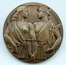 Art deco médaille - art,