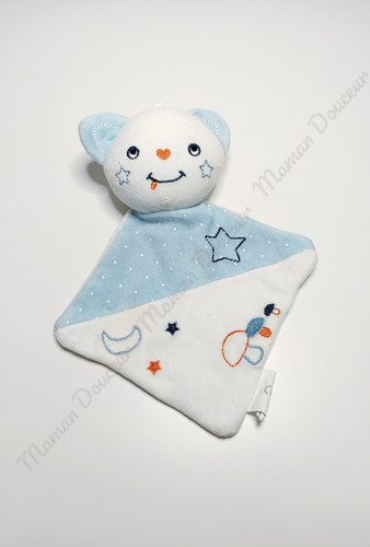 Doudou plat chat ours - plat, chat/ours