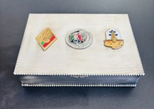 Boîte Métal Argenté Signée