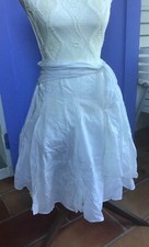 JUPE BLANCHE GRANDE AMPLEUR