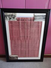 ancienne affiche objet de