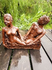 SCULPTURE en terre cuite femme