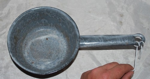Vintage grey graniteware - vintage,