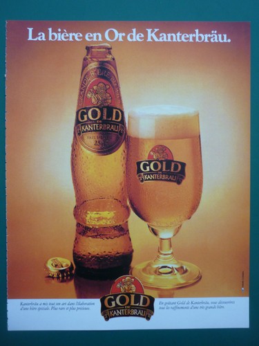 Pub gold kanterbrau beer - 5/80,