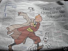 TINTIN  HERGE' IMAGE + ARTICLE