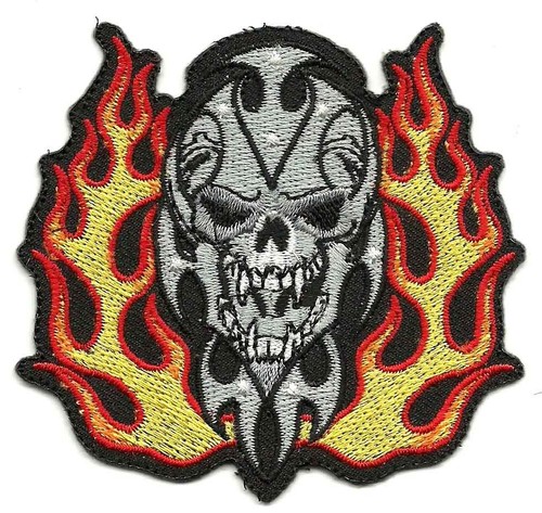 Patch skull tête - skull,