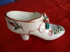 retro-collection-chaussure à talon faience/cérmique décorative