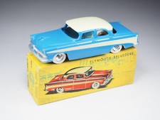 CIJ - 3/16 - Plymouth Belvedere - Bleu et crème - En boite