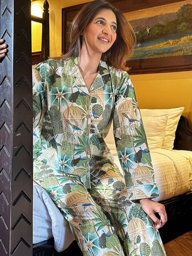 Ensemble pyjama floral en - de,