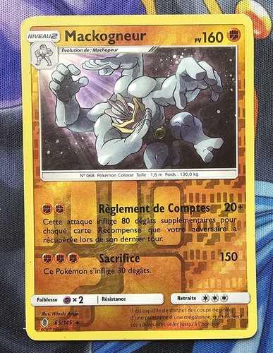 Carte pokémon mackogneur - carte,
