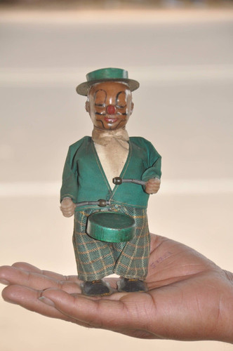 Jouet tin vintage remontoir - jouet,