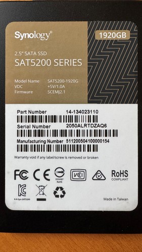 Ssd synology sat5210 - ssd, sat5210-1920g