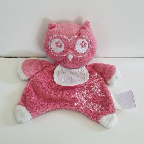 Doudou plat chouette hibou - plat,