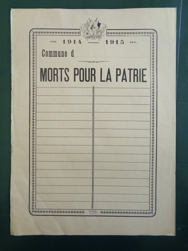 Affiche ancienne guerre 18 - ancienne, 14-18